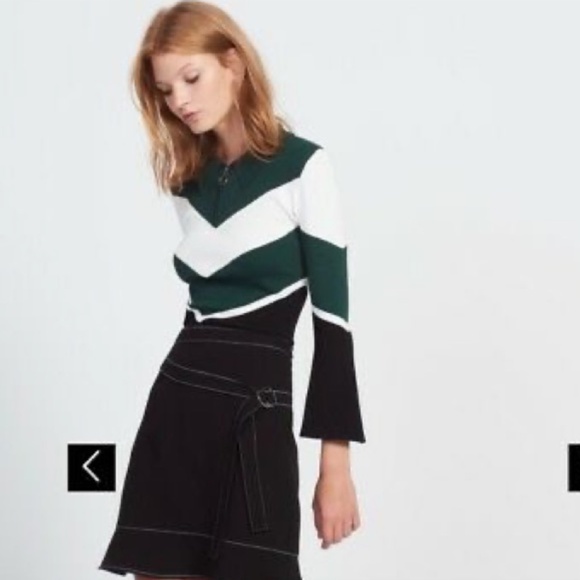 Sandro Evita 70s Style Bell Sleeved Sweater - Picture 1 of 9